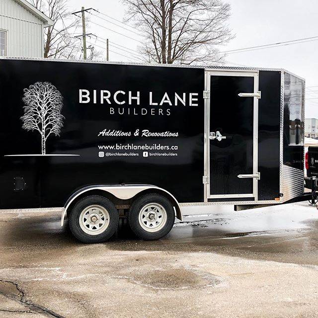 Birch Lane trailer truck in service
